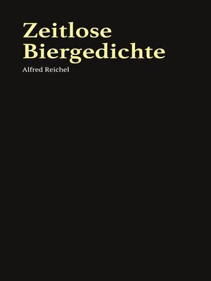cover image of Zeitlose Biergedichte